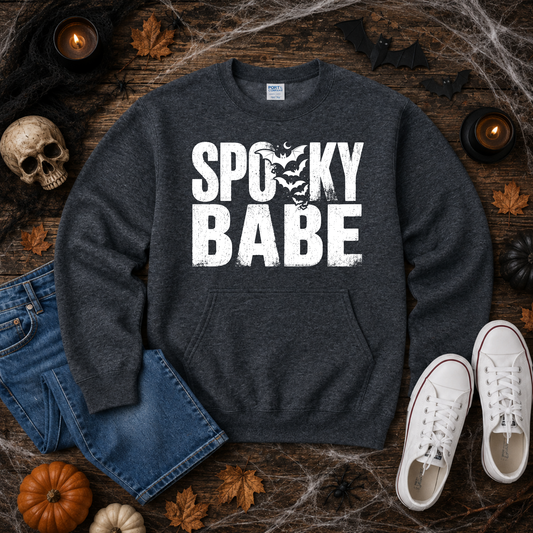 Spooky Babe Pocket Crewneck