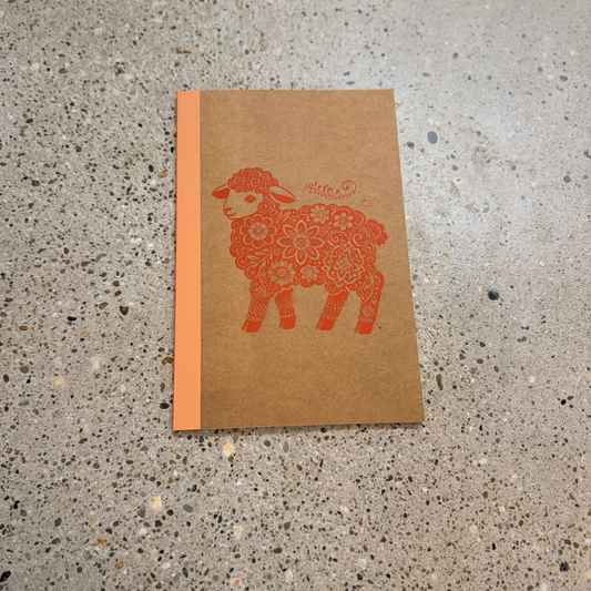 Kraft Sheep A5 Notebook
