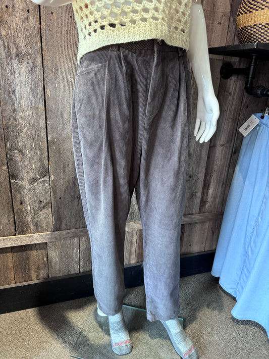Grey Corduroy Pant