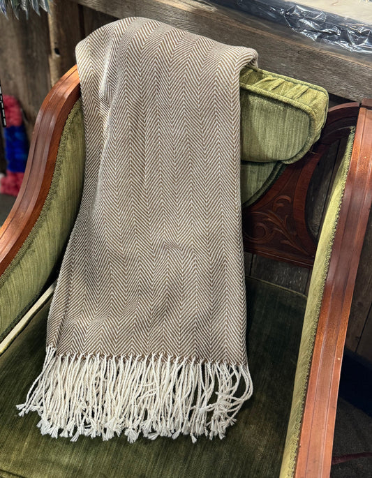 Handwoven Alpaca Blanket