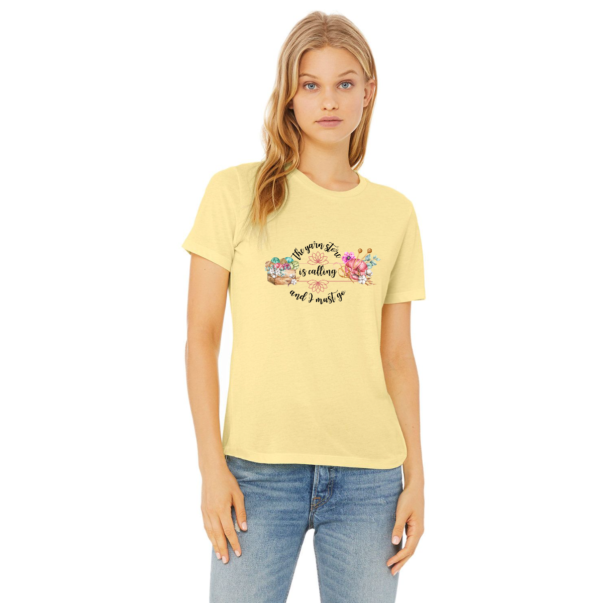 The Yarn Store Is Calling - Knit Tee