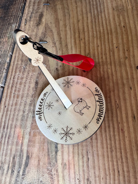 Fleece Navidad Yarn Caddy