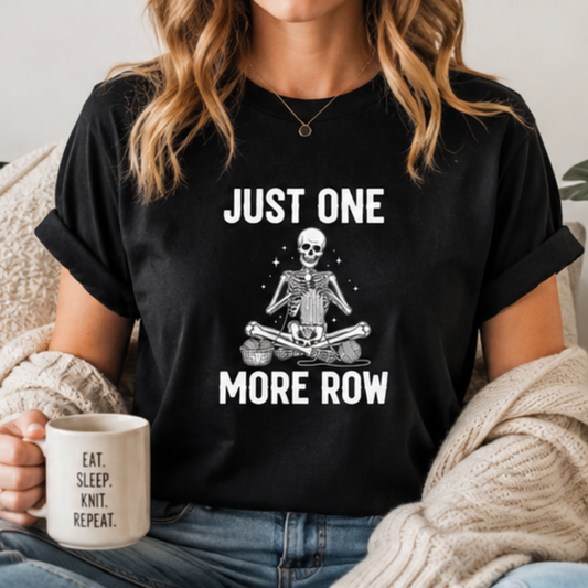 Just One More Row Knitter Tee