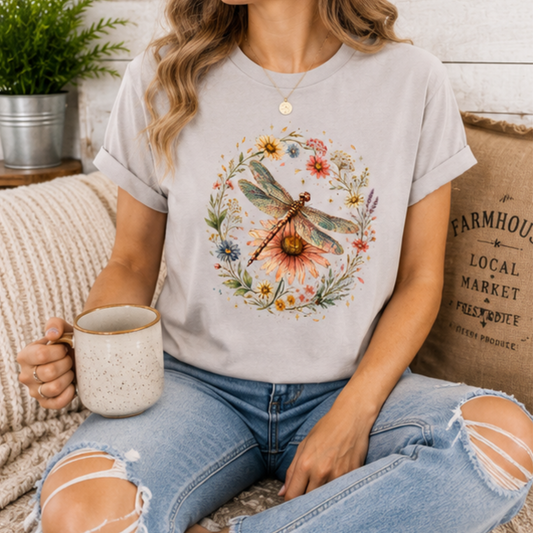 Boho Dragonfly Tee