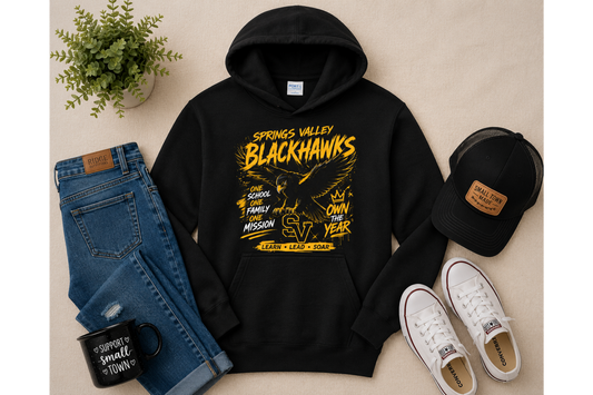 Springs Valley Blackhawks Hoodie (Youth)