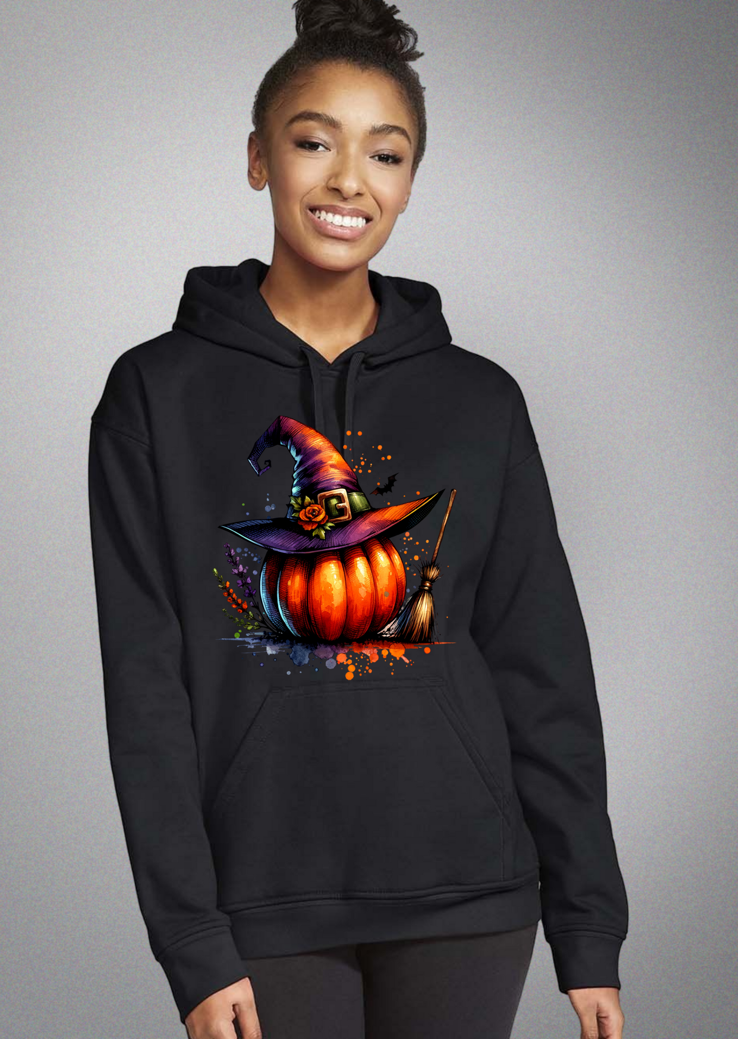 Pumpkin Witch Hoodie