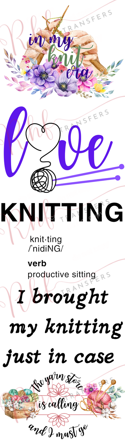 Knit Gang Sheet #1