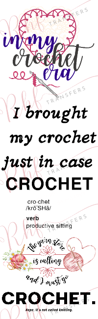 Crochet Gang Sheet #1