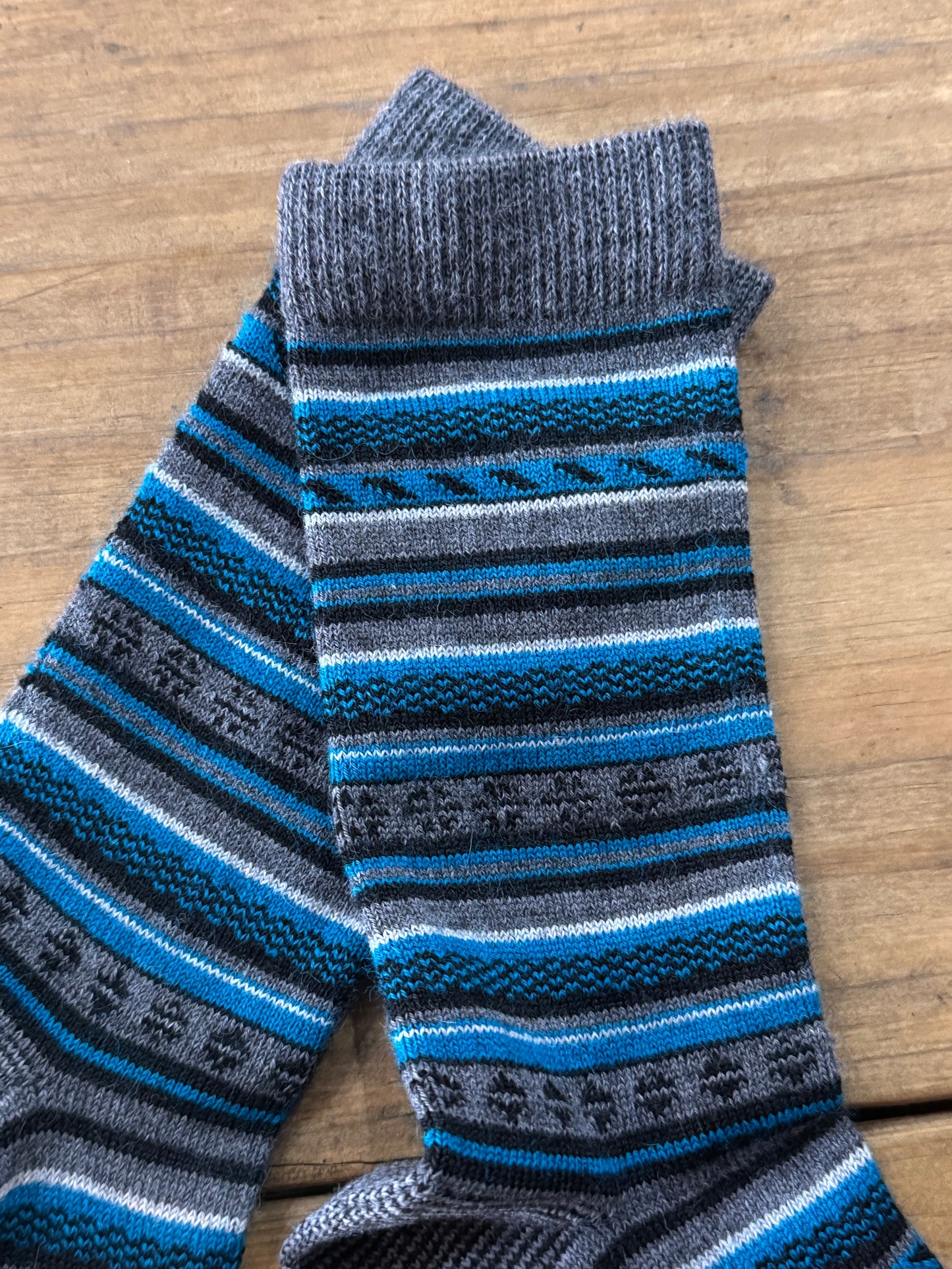 Blue Ash Alpaca Crew Sock