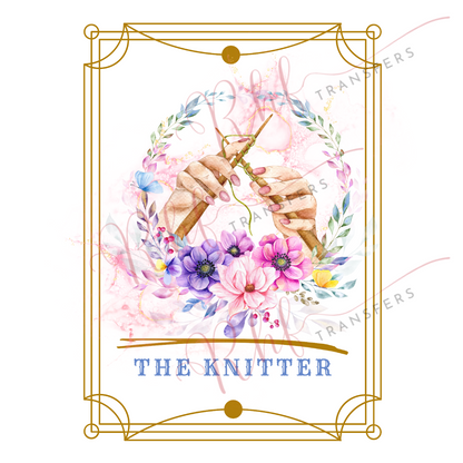 The Knitter Transfer Sheet