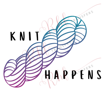 Knit Happens Transfer Sheet