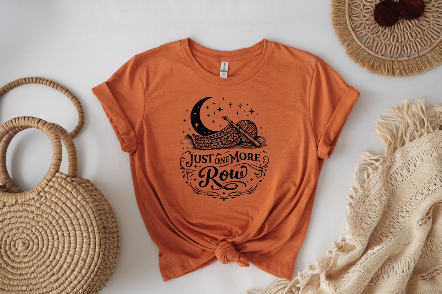 One More Row Crochet Tee