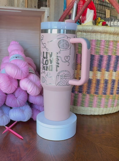 40oz Knitting Tumbler