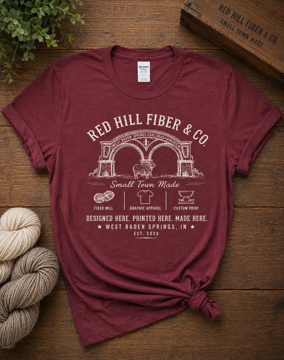 Red Hill Fiber & Co Tee