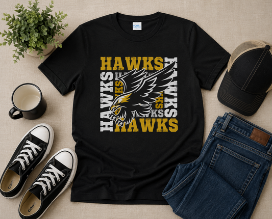Springs Valley Hawks Block Tee (Youth)