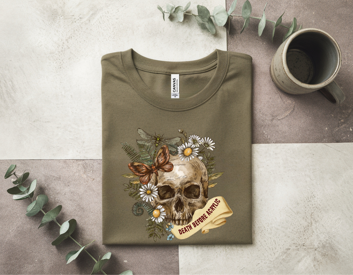 Death Before Acrylic Tee